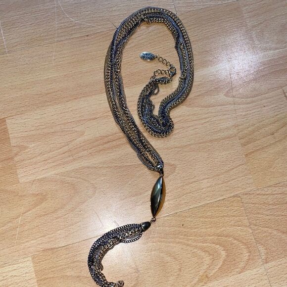 - Signed Nicole Miller Multi layered Tassel Necklace - Picture 9 of 9